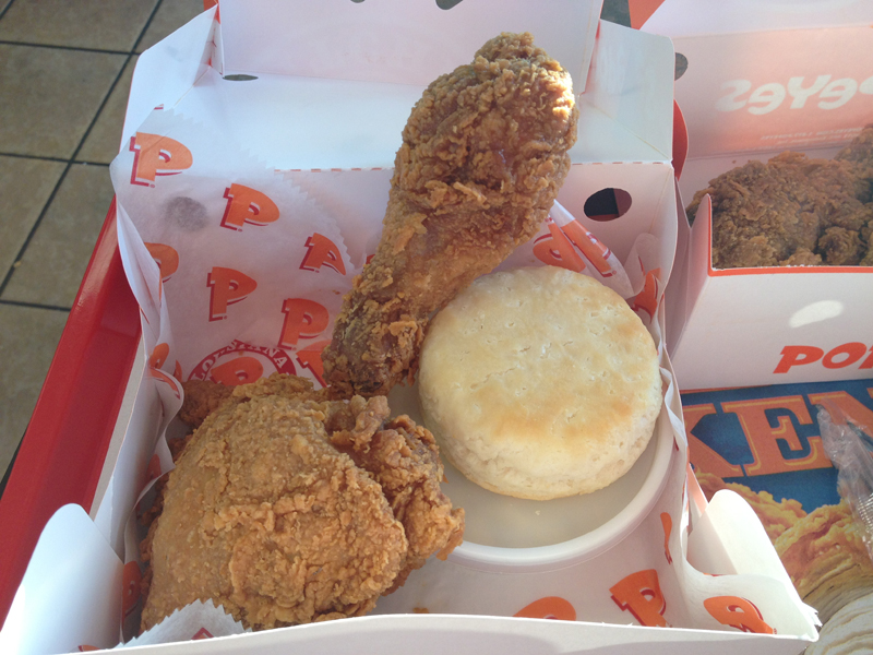 popeyes 2 pieces combo