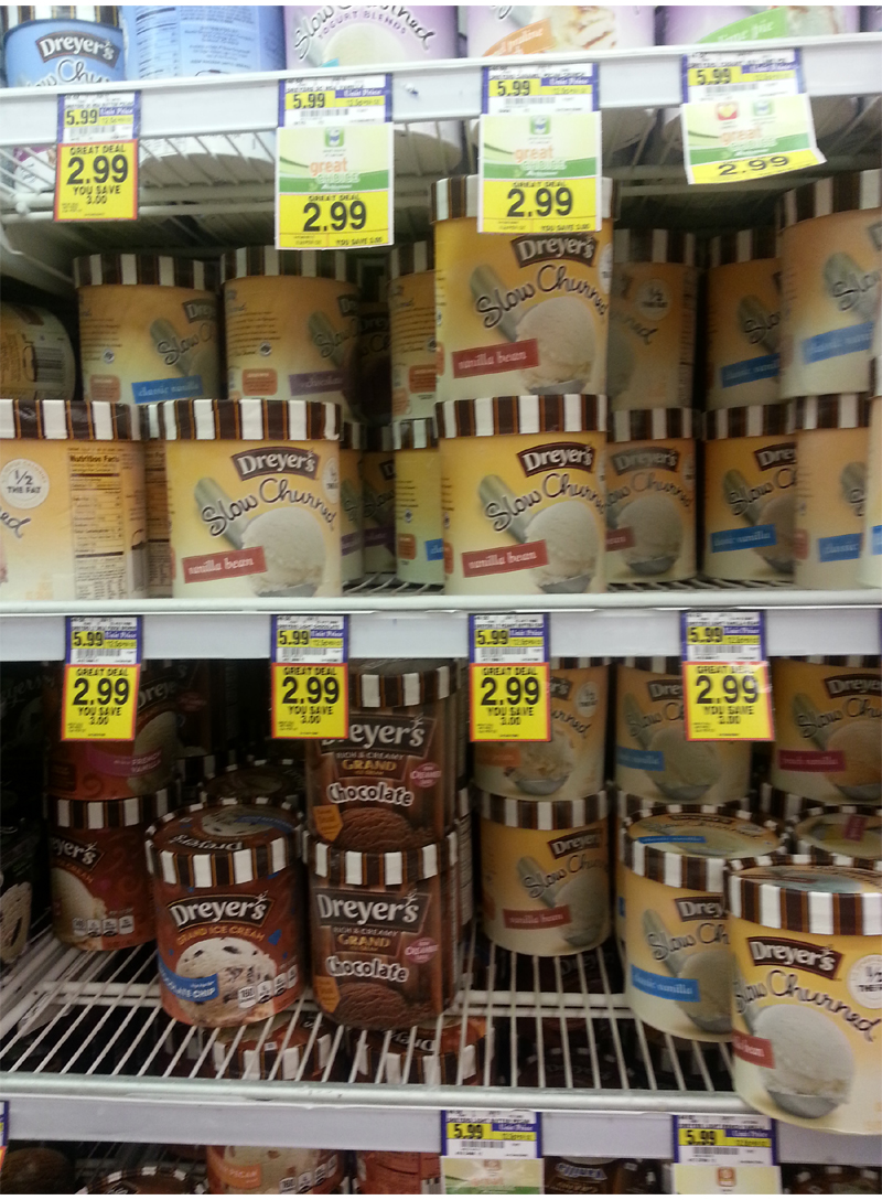 Dreyer's 아이스크림 $2.99