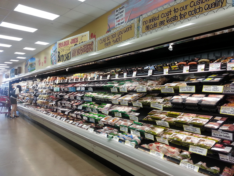달라스 Trader Joe's 육류코너